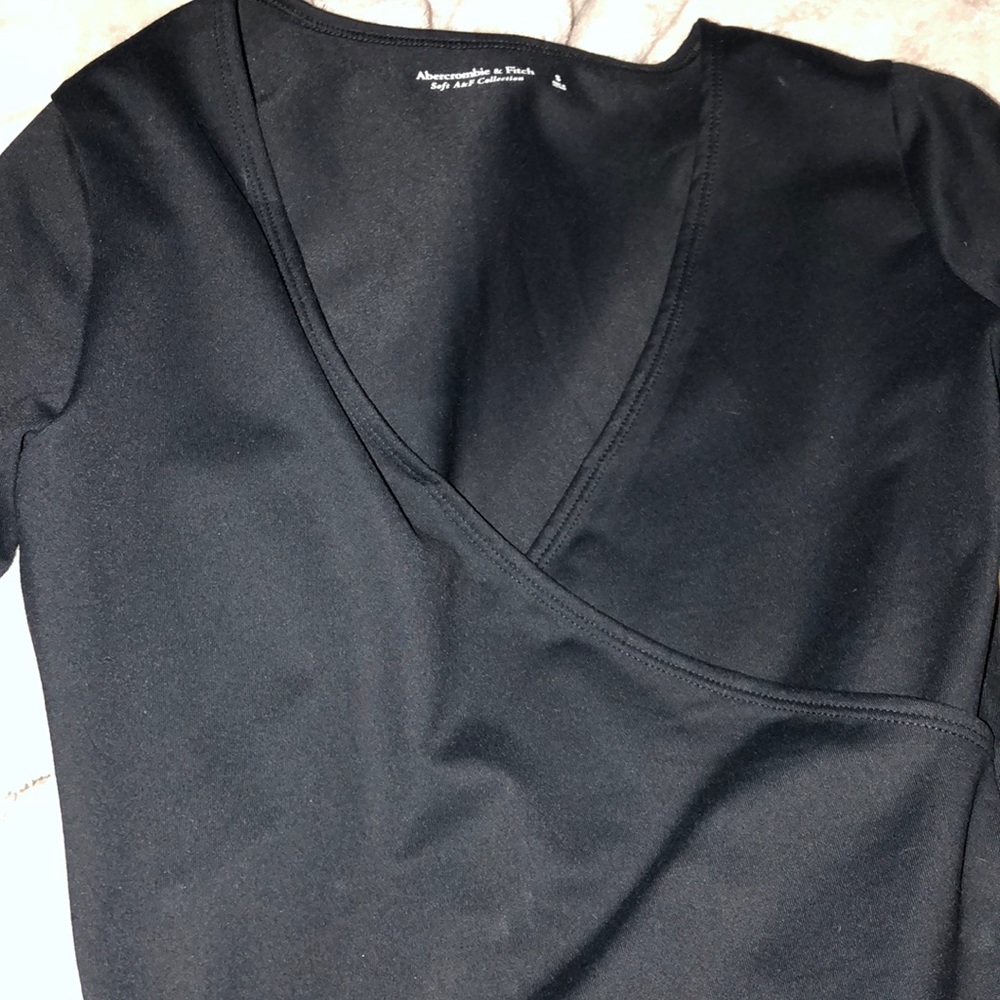 V neck body suit Long sleeve